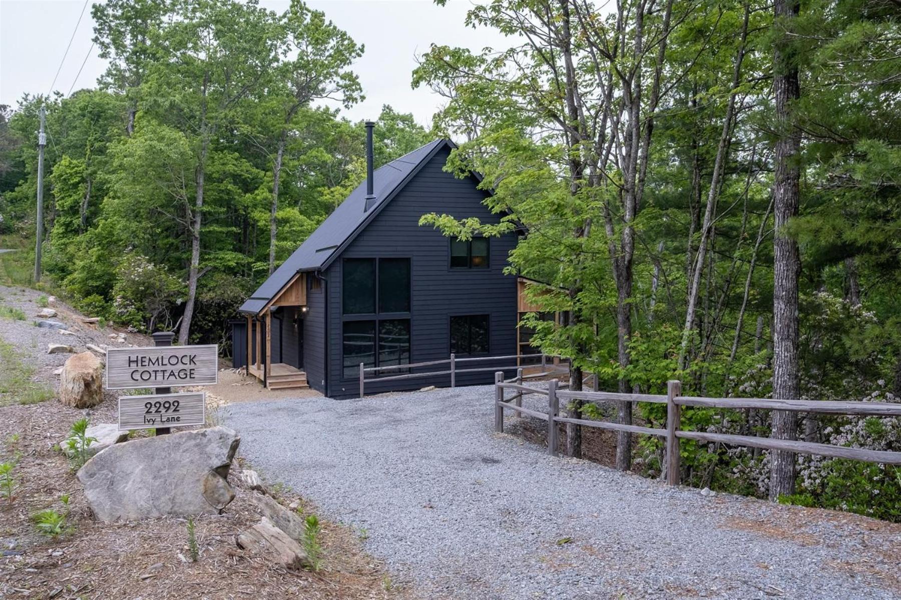 Hemlock Cottage Brevard Exterior foto